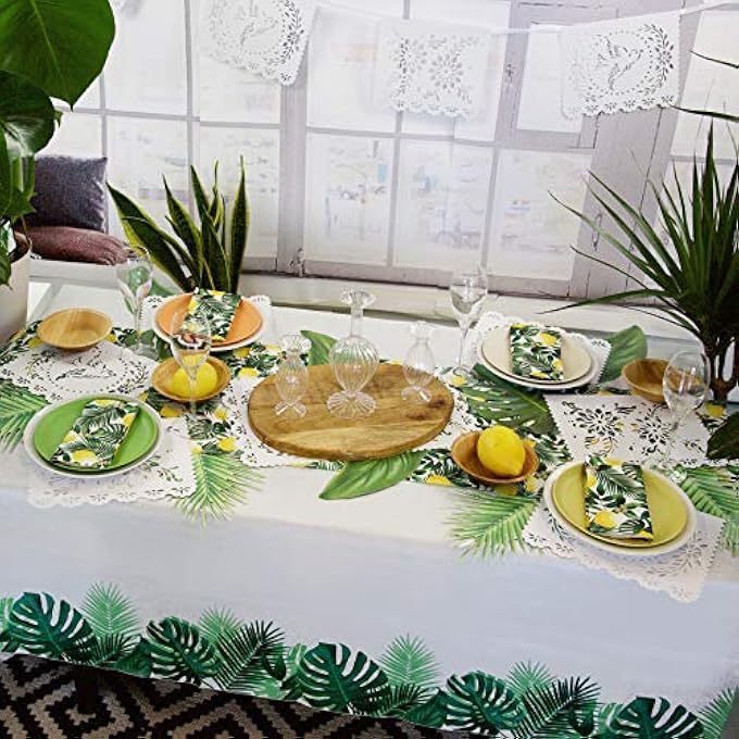 PALM LEAF TABLE COVER - Image 5